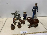 Assorted collectible figurines