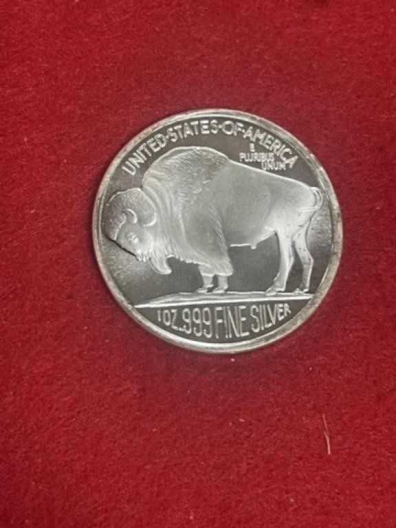 BUFFALO 1 OZ SILVER ROUND