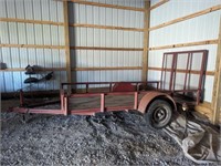 2007 5' x 10' Red Utility Trailer