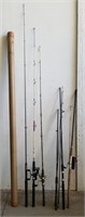 Various Fishing Rods & Rod Candy