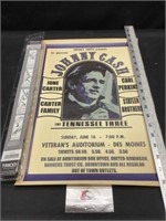 Johnny Cash Concert Poster
