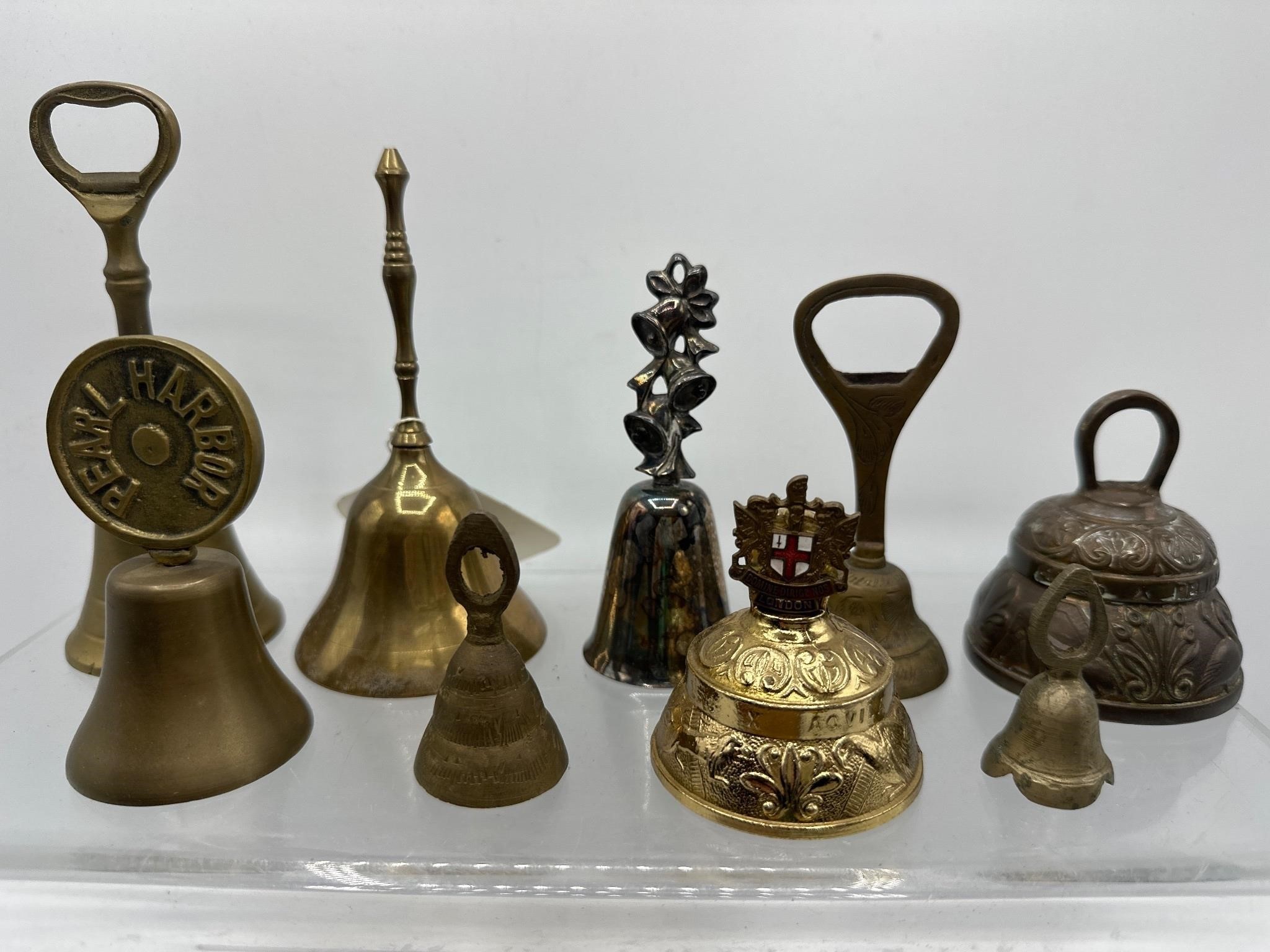 Vintage brass & Metal bells
