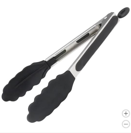 WINCO 9" SS TONGS 4PK