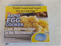 $15 RAPID BRANDS Seen on TV Microwave Egg Cooker