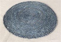 4 - 15" Rattan Place Mat Navy Blue