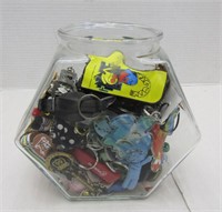 Jar Full of Key Chains