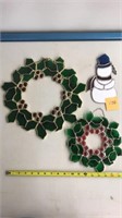 stained glass Christmas decor