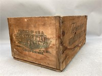 Mountain Bartletts Wooden Crate