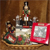 Basket of Christmas Items