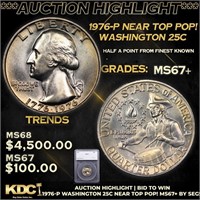 ***Auction Highlight*** 1976-p Washington Quarter