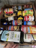 BOX OF FOOD ITEMS