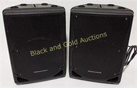 (2) American Audio XSP-10A Speakers