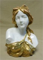 German Porcelain Female Bust.