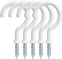 20 Pack 2.9 Inches Ceiling Hooks Vinyl Coated
