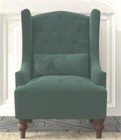 Wetumka 17" Wingback Chair Green