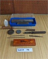 SHARPENERS TOOL SET - ASSORTED STONES AND FILES
