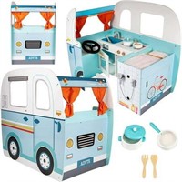 Svan Wooden Play Camper Van Toy Playset