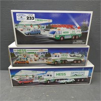 (3) Hess Truck - 1991 - 1992 - 1996