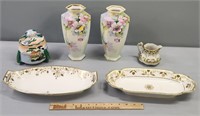 Nippon Hand Painted Japanese Porcelain Lot