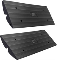 Pyle Car Vehicle Curbside Driveway Ramp - 4ft 2pc