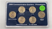 2009 Set of (5) Commemorative Quarters,