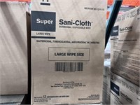 BOXES SUPER SANICLOTH GERMICIDAL DISPOSABLE WIPES