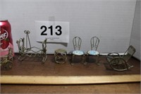 WIRE DOLL HOUSE FURNITURE