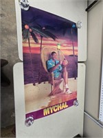 Vintage Nike Mychal Poster