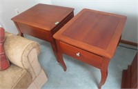 2 matching Stanley one drawer stands