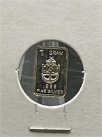 1g .999 Fine Silver Bar USN