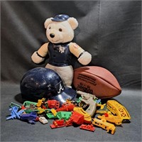 Boys Room Bear Football Baseball CapGun Toy