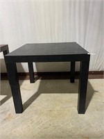 Black end table