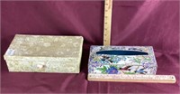 Antique Cloisonne Tissue Holder