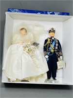 Royal Wedding doll set in original box by Nisbet