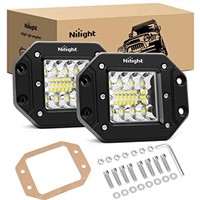 With missing screws - Nilight 2PCS 42W Flush