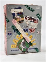 1993 FLEER BASEBALL SEALED WAX BOX