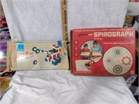 Vtg Build-O-Fun & Spigrograph Game Sets-AS-IS