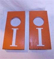 University of Illinois tabletop corn hole game,