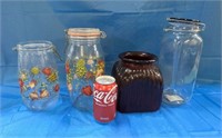 Assorted Vtg. Glass Containers