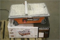 RIGID 7" TILE SAW, WORKS