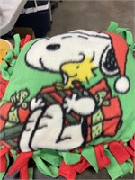 Snoopy fleece pillow