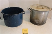 Aluminum Pot and Enamel Pot
