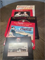 (5) Coca-Cola Calendars