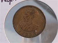 1944 Ethiopia coin