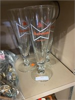 Budweiser glasses