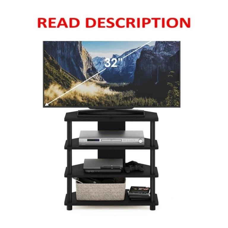 Black Particle Board TV Stand  24 in.