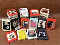 Large Selection of Vintage 8 Track Tapes