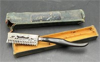 Vintage “ THE REAL” Safety Straight Razor
