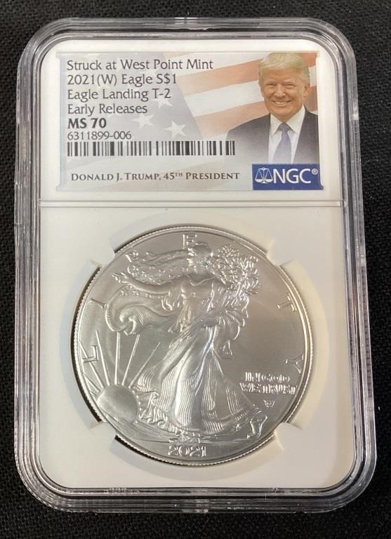 2021 WEST POINT MINT SILVER AMERICAN EAGLE,