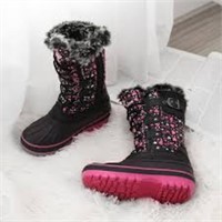 DREAM PAIRS Snow Boots Kids Winter Waterproof